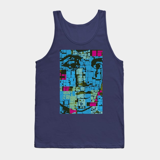 Adela Zamudio III (Blue) Tank Top by Exile Kings 